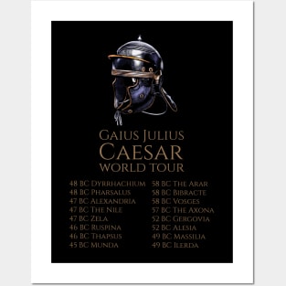 Julius Caesar World Tour - Ancient Roman Legion Helmet Posters and Art